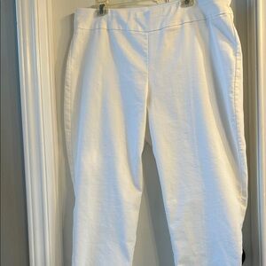 Croft & Barrow Women's White Chinos